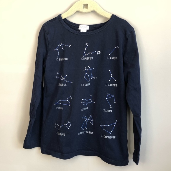 CREWCUTS long sleeve astrological T-shirt - Picture 1 of 3